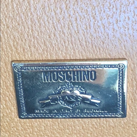 ♥️MOSCHINO vintage red wall  leather bag 🖤 - Picture 6 of 6